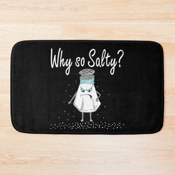 Item preview, why so salty funny salt shaker designed and sold by PrintHut.