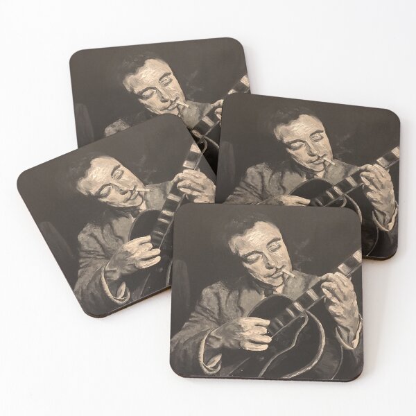 Item preview, Django Reinhardt - Jazz Heroes - Sepia designed and sold by EmilyDewsnap.