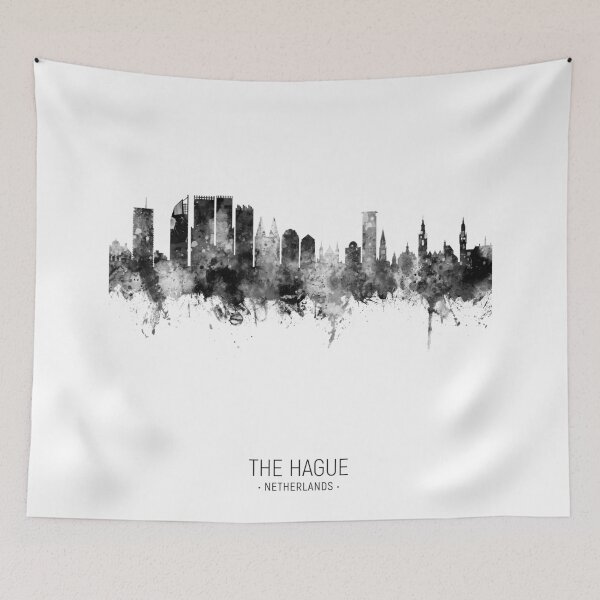 Item preview, The Hague Netherlands Skyline designed and sold by ArtPrints.