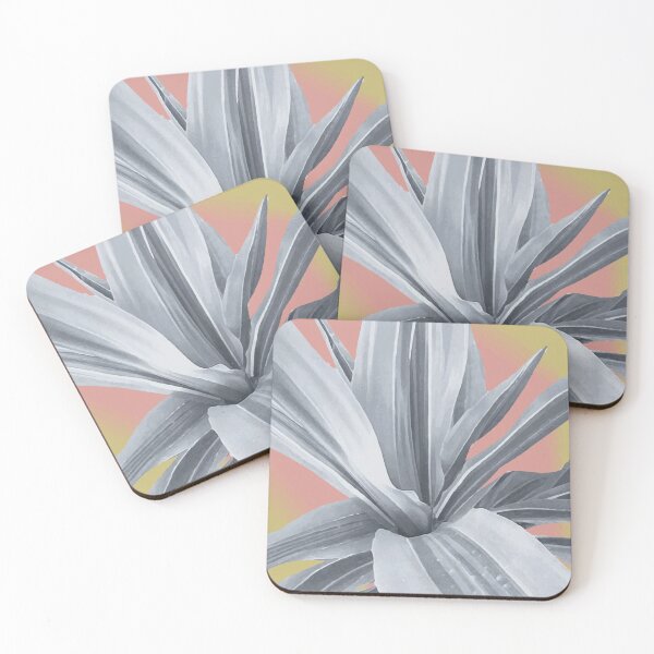 Item preview, Tropical mood . grey. pink. designed and sold by PrintedDreams.