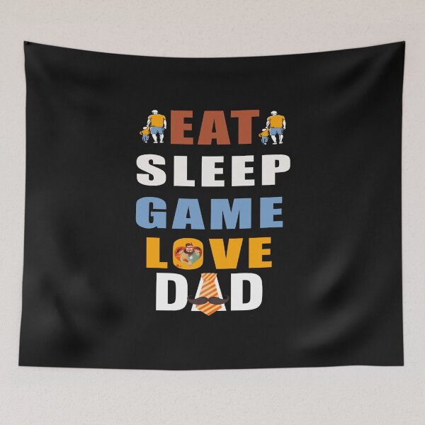 Item preview, Eat Sleep Game love dad T-Shirt designed and sold by bestdesigns2020.