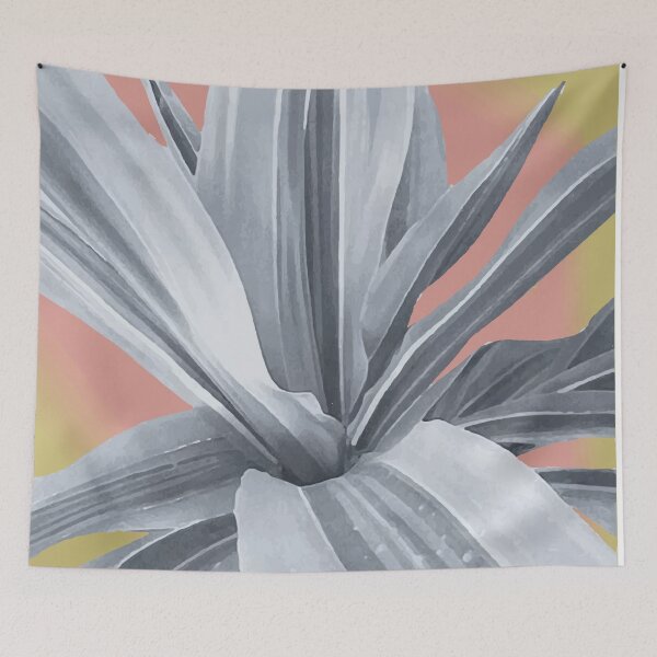 Item preview, Tropical mood . grey. pink. designed and sold by PrintedDreams.