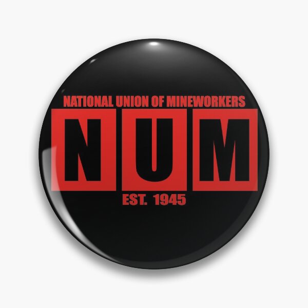 Item preview, National Union Of Mineworkers NUM designed and sold by RedLeftDesign.