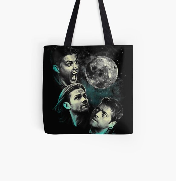The Mountain Team Free Will Moon - Supernatural Edition All Over Print Tote Bag