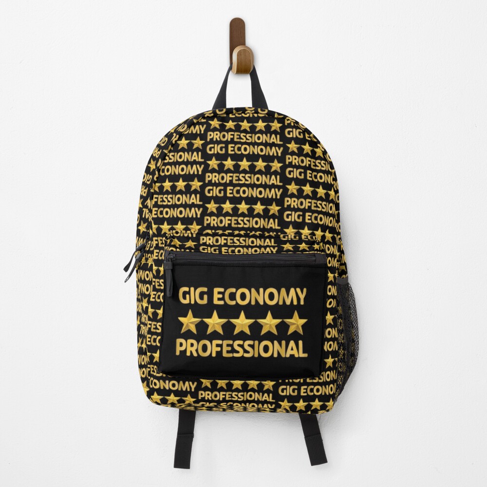 Gig Economy Professional. Backpack