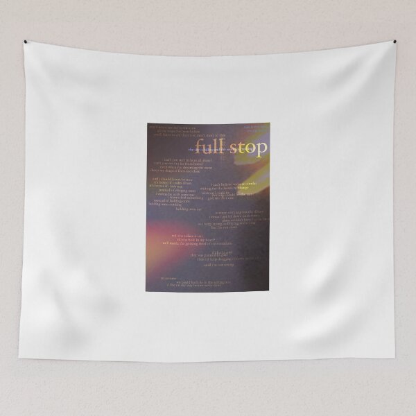 Item preview, full stop - love is not dying jeremy zucker typographic designed and sold by hilariffic.