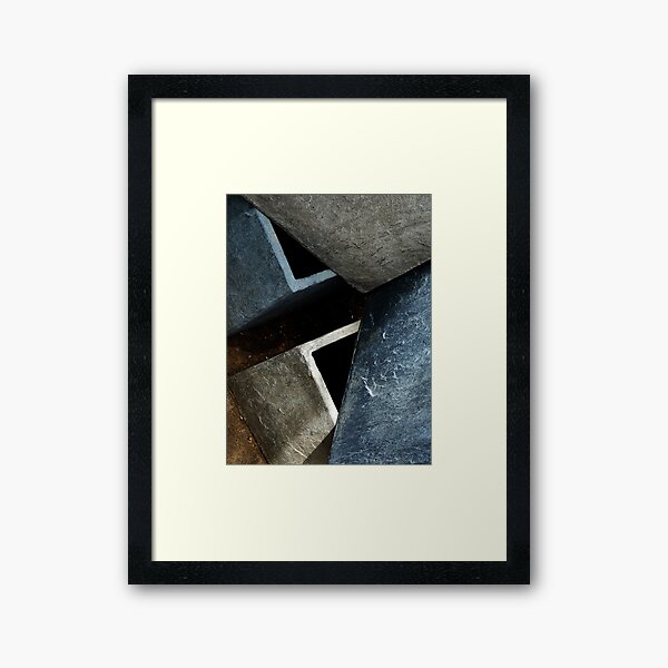 Slate-like Framed Art Print