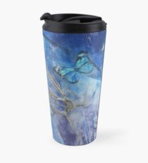 Hide & Seek Wax Butterfly Art Travel Mug