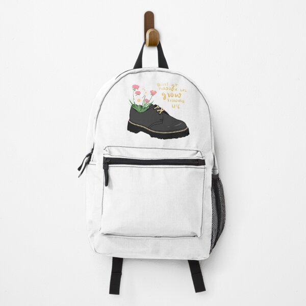 Item preview, Dr Martens with growing wildflowers inside quote designed and sold by AmeliasArtistry.