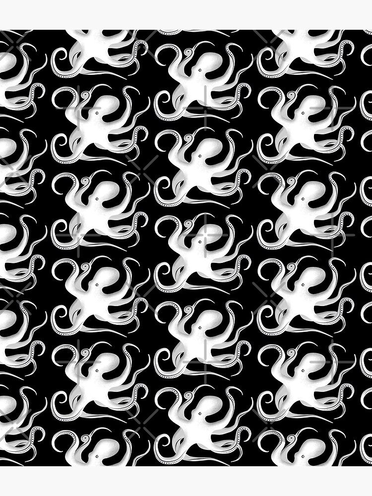 Octopus Silhouette by TMBTM