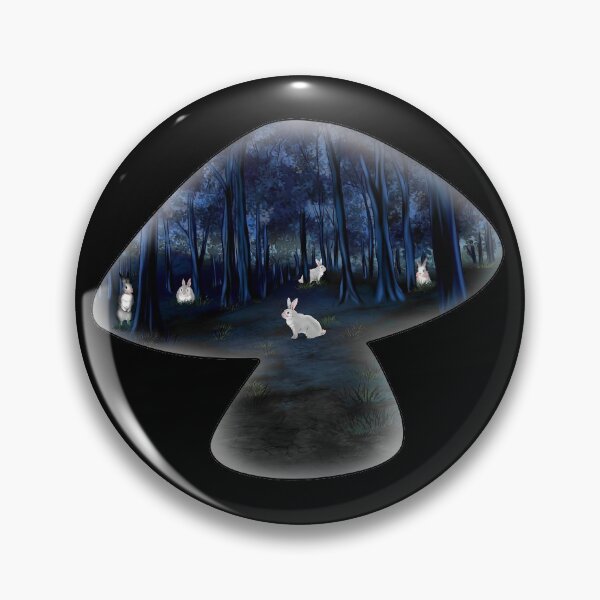 Item preview, Enchanted Forest in Mushroom with Cute Rabbits designed and sold by Nattea.