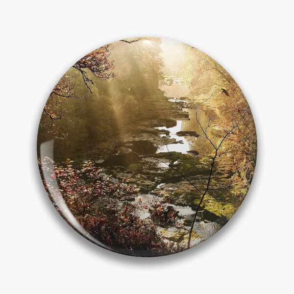 Item preview, Landscape Corra Linn Morning Light New Lanark Scotland designed and sold by Stravaigin.