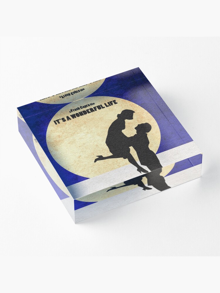 Alternate view of It's a Wonderful Life Acrylic Block