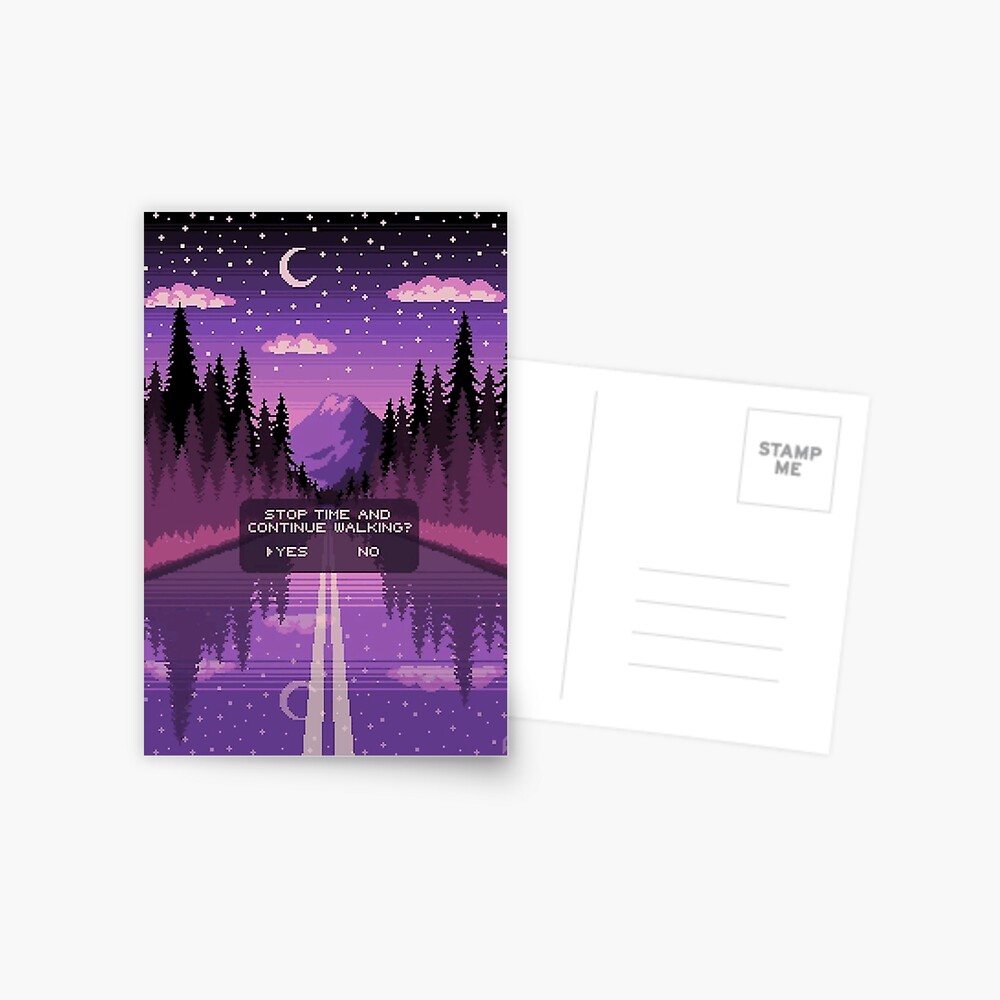 Aesthetic Purple Retro Pixel Art Backpack for Sale by volkaneeka