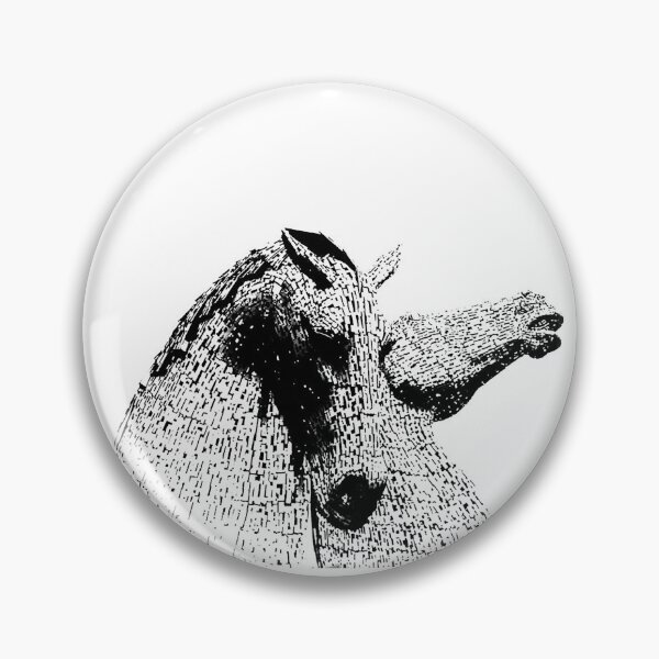 Item preview, SilhouetteThe kelpies Helix Country Park Falkirk Scotland designed and sold by Stravaigin.