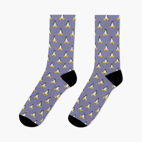 Item preview, penguin with purple background pattern designed and sold by abhishekarts.