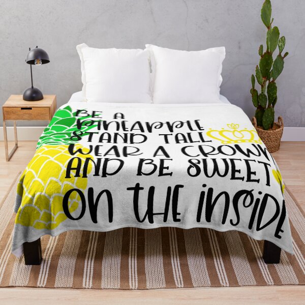 Item preview, Be a pineapple stand tall wear a crown and be sweet on the inside designed and sold by purpleblobart.