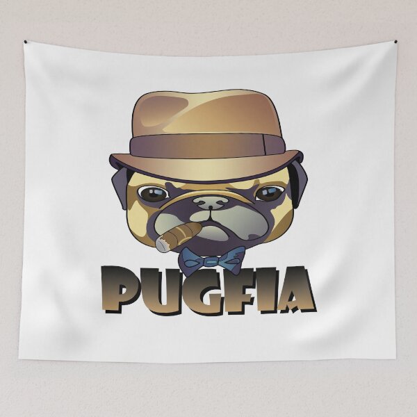 Item preview, Pugfia designed and sold by FurbuddyWonders.