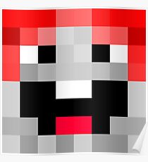 ExplodingTNT Minecraft skin Poster