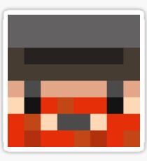 Honeydew Minecraft skin - Yogscast Simon face Sticker