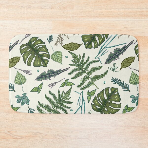 Item preview, Green leaves pattern designed and sold by smalldrawing.