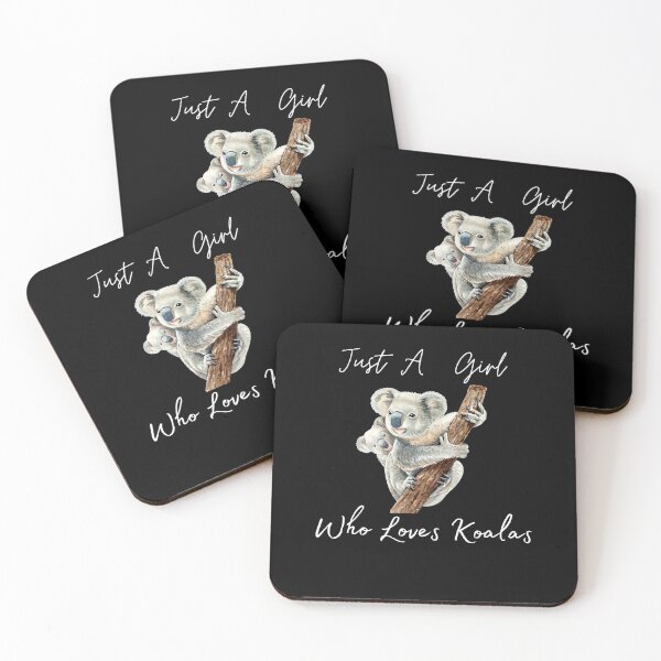 Item preview, Just A Girl Who Loves Koalas Cute Koala Fan Gift designed and sold by nat82.