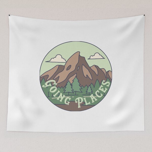 Item preview, Going Places Outdoor explore Travel Fishing Hiking Exercise Camping  designed and sold by cre8iven8ive.