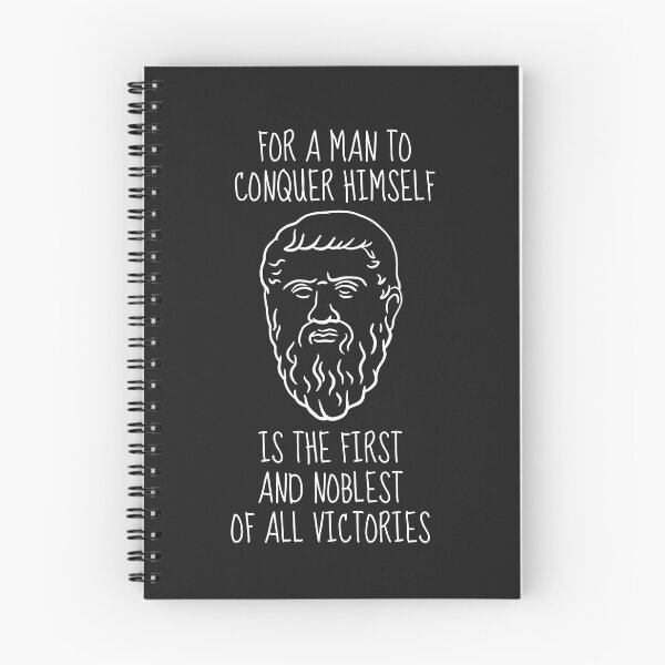 Item preview, Plato Quote: For A Man To Conquer Himself Is The First And Noblest Of All Victories designed and sold by isstgeschichte.