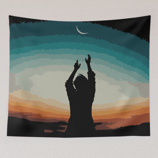 Item preview, afterglow-backlit-beautiful-crescent-moon designed and sold by --Andrii--.