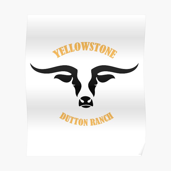 "Yellowstone Dutton Ranch" Poster by JokesAndFun | Redbubble