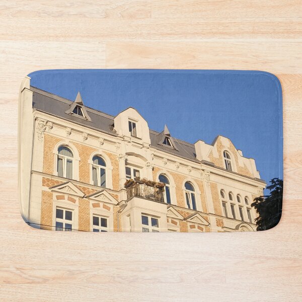 Item preview, Classical building Polish architecture light colors house designed and sold by AmeliasArtistry.