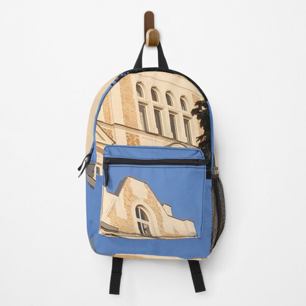 Item preview, Classical building Polish architecture light colors house designed and sold by AmeliasArtistry.