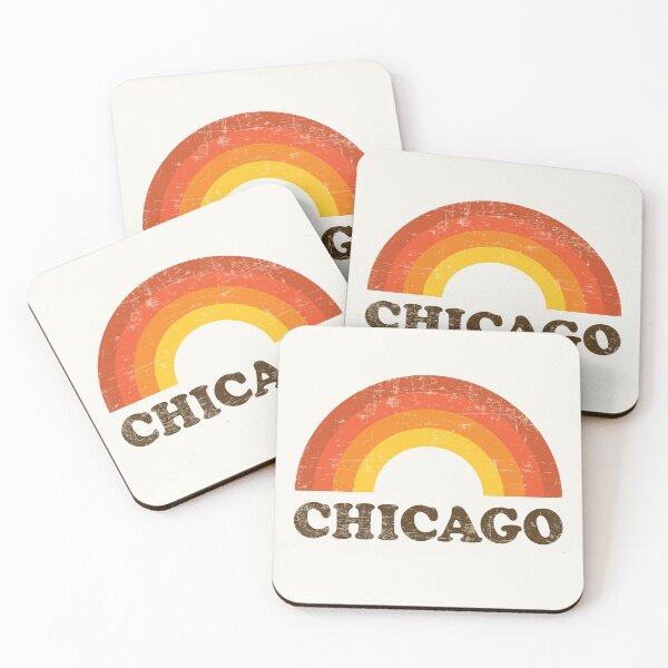 Item preview, Vintage Chicago Vacation Souvenir Retro Rainbow designed and sold by Delightfully Cynical.