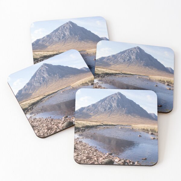 Item preview, Landscape  Buachaille Etive Mhor River Coupal Glencoe Scotland designed and sold by Stravaigin.