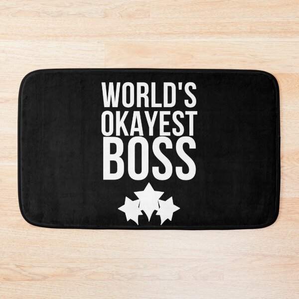 Item preview, Awesome "WORLD'S okeyest boss" DESIGNE designed and sold by Best-art.