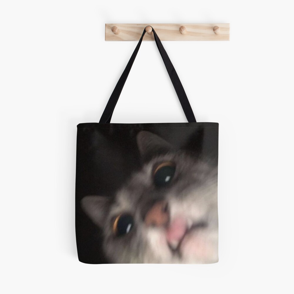 Funny Cat Meme Blur Tapestry for Sale by volkaneeka