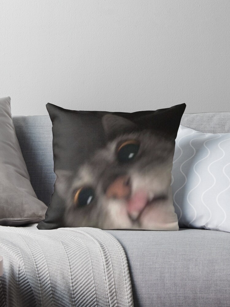 Funny Cat Meme Blur Tapestry for Sale by volkaneeka