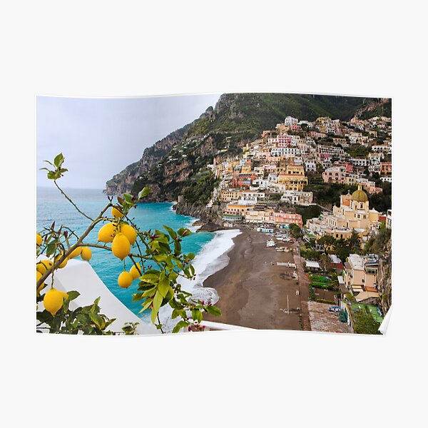 Positano Spring Scenic Poster