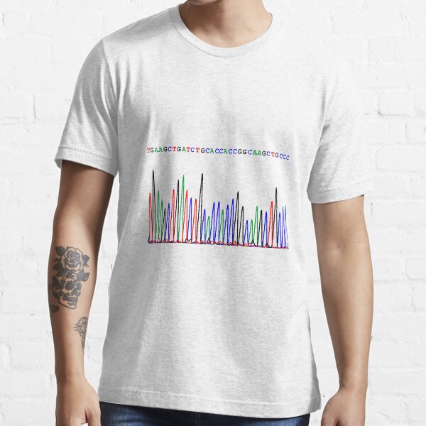 "Sequencing Chromatogram" Tshirt for Sale by RosArt100 Redbubble