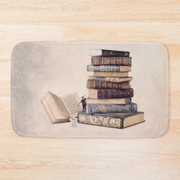Item preview, photo of book, illustration of old books designed and sold by yannpendaries.