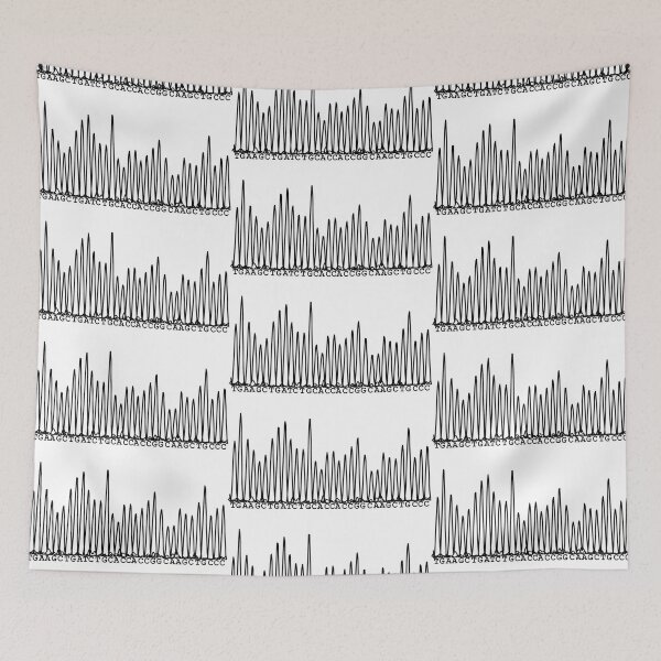 Item preview, Sequencing Chromatogram, black designed and sold by RosArt100.