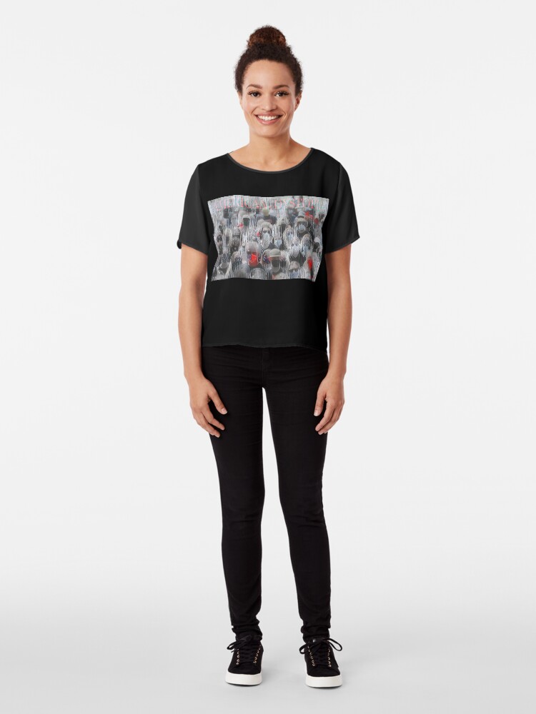 Alternate view of American Dystopia Chiffon Top