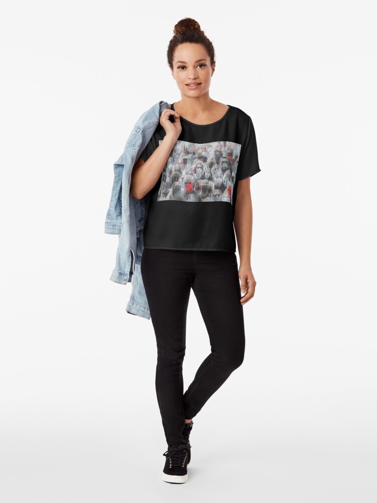 Alternate view of American Dystopia Chiffon Top