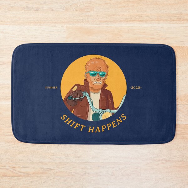 Item preview, Shift Happens - Biker Werewolf OrangeBackground Variant designed and sold by Figmenter.