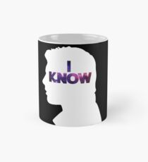 Star Wars Han 'I Know' White Silhouette Couple Tee Mug