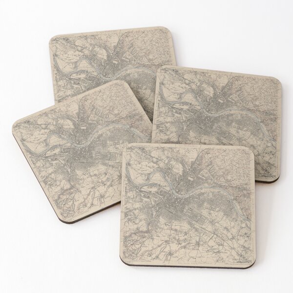 Item preview, Vintage Map of Dresden Germany (1904) designed and sold by BravuraMedia.