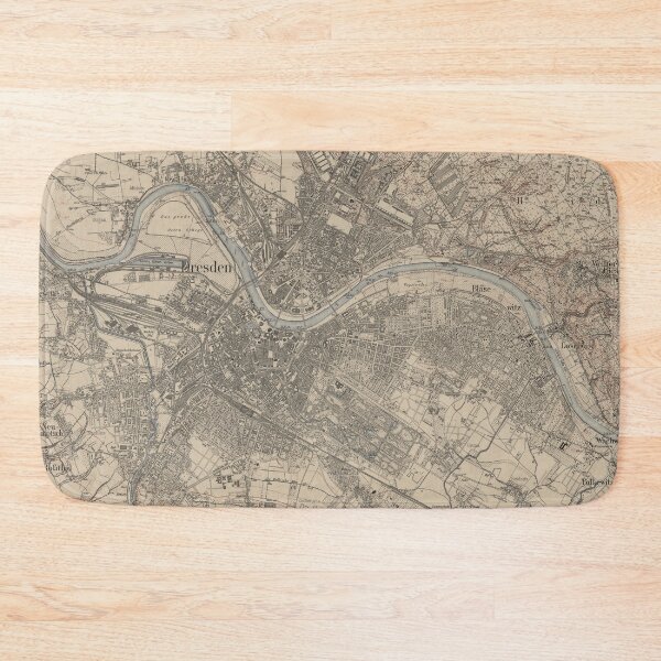 Item preview, Vintage Map of Dresden Germany (1904) designed and sold by BravuraMedia.
