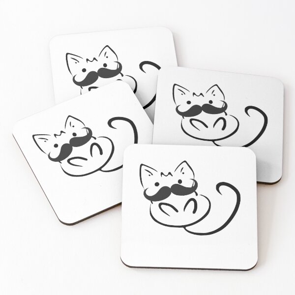 Item preview, Cat with a Moustache designed and sold by Beyond Words.