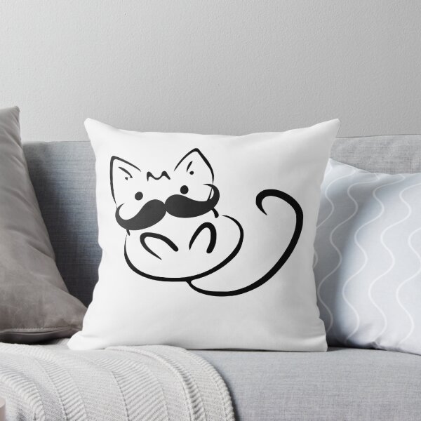 Item preview, Cat with a Moustache designed and sold by Beyond Words.