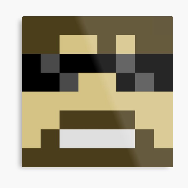 ssundee Minecraft skin Metal Print